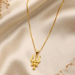 Mahadev Trishul Pendant with Chain