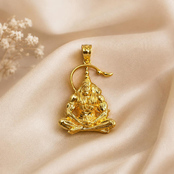 Hanuman Ji Gold Plated Pendant